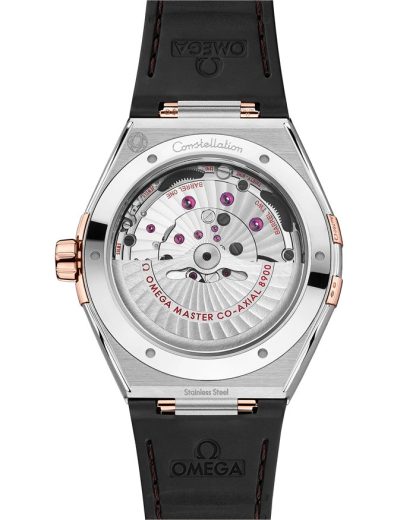 Omega Constellation 41 mm, staal - Sedna™ gold met leren band 131.23.41.21.11.001 - Afbeelding 2