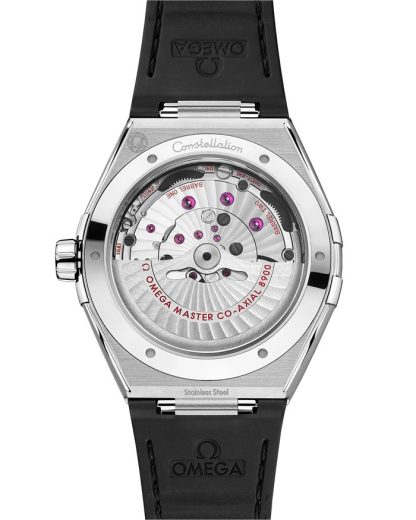 Omega Constellation 41 mm, staal met leren band 131.33.41.21.06.001 - Afbeelding 2
