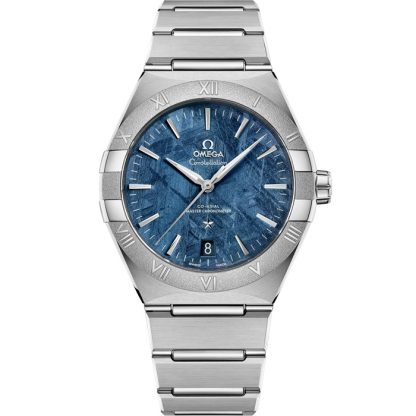 Omega Constellation 41 mm, staal met staal 131.30.41.21.99.003