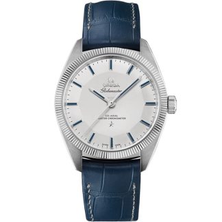 Omega Constellation Globemaster 39 mm, platina met leren band 130.93.39.21.99.001