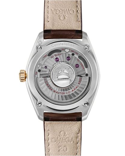 Omega Constellation Globemaster 39 mm, staal - geelgoud met leren band 130.23.39.21.02.001 - Afbeelding 2