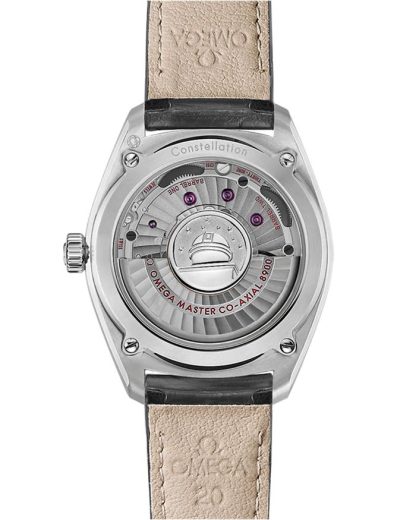Omega Constellation Globemaster 39 mm, staal met leren band 130.33.39.21.02.001 - Afbeelding 2
