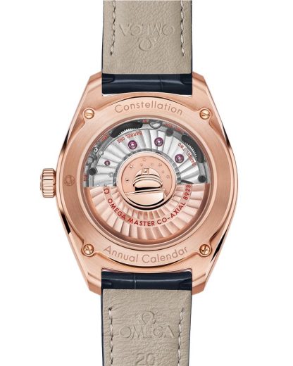 Omega Constellation Globemaster 41 mm, Sedna™ gold met leren band 130.53.41.22.03.001 - Afbeelding 2