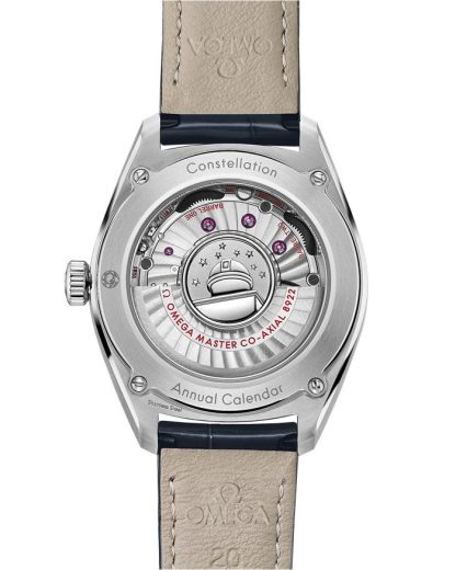 Omega Constellation Globemaster 41 mm, staal met leren band 130.33.41.22.06.001 - Afbeelding 2