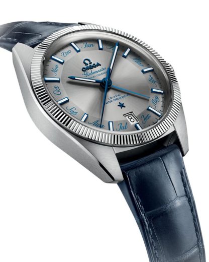 Omega Constellation Globemaster 41 mm, staal met leren band 130.33.41.22.06.001 - Afbeelding 3