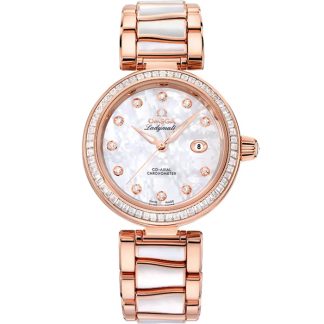 Omega De Ville Ladymatic 34 mm, Sedna™ gold met Sedna™ gold 425.65.34.20.55.007