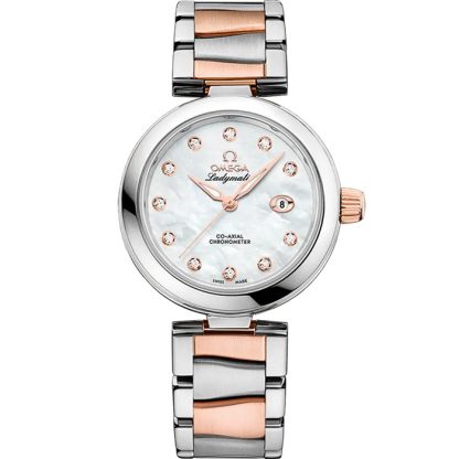 Omega De Ville Ladymatic 34 mm, staal - Sedna™ gold met staal - Sedna™ gold 425.20.34.20.55.004