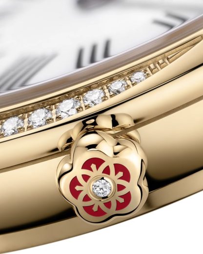 Omega De Ville Mini Trésor 26 mm, Moonshine™ gold met Moonshine™ gold 428.55.26.60.04.001 - Afbeelding 4