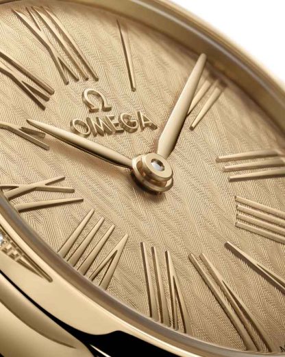 Omega De Ville Mini Trésor 26 mm, Moonshine™ gold met Moonshine™ gold 428.55.26.60.99.001 - Afbeelding 3