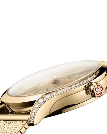 Omega De Ville Mini Trésor 26 mm, Moonshine™ gold met Moonshine™ gold 428.55.26.60.99.001 - Afbeelding 5