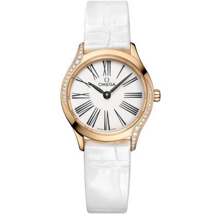 Omega De Ville Mini Trésor 26 mm, Moonshine™ gold met alligator 428.58.26.60.04.001