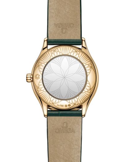 Omega De Ville Mini Trésor 26 mm, Moonshine™ gold met alligator 428.58.26.60.99.001 - Afbeelding 2