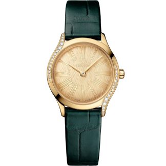 Omega De Ville Mini Trésor 26 mm, Moonshine™ gold met alligator 428.58.26.60.99.001