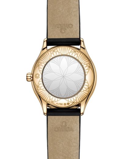 Omega De Ville Mini Trésor 26 mm, Moonshine™ gold met stoffen band 428.57.26.60.99.001 - Afbeelding 2