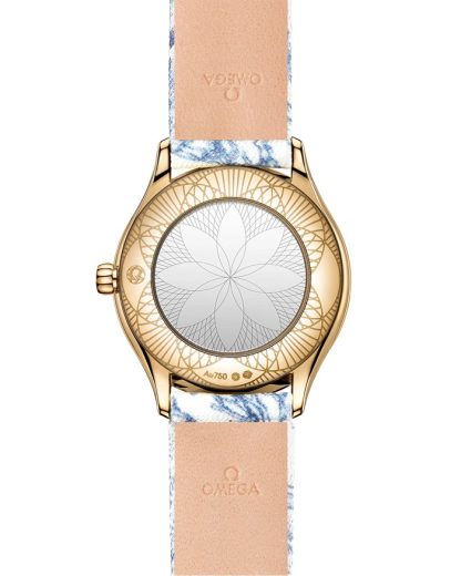 Omega De Ville Mini Trésor 26 mm, Moonshine™ gold met toile de jouy 428.57.26.60.04.001 - Afbeelding 2