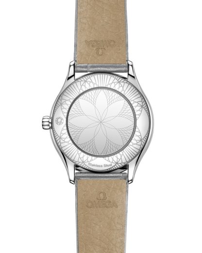 Omega De Ville Mini Trésor 26 mm, staal met alligator 428.18.26.60.04.001 - Afbeelding 2