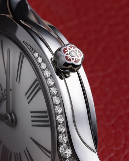 Omega De Ville Mini Trésor 26 mm, staal met alligator 428.18.26.60.04.001 - Afbeelding 4