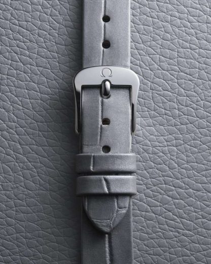 Omega De Ville Mini Trésor 26 mm, staal met alligator 428.18.26.60.04.001 - Afbeelding 6