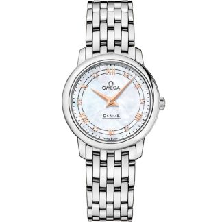 Omega De Ville Prestige 27,4 mm, staal met staal 424.10.27.60.55.001