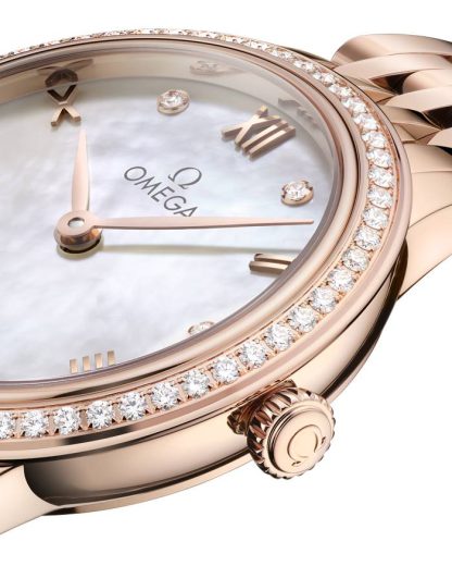 Omega De Ville Prestige 27,5 mm, Sedna™ gold met Sedna™ gold 434.55.28.60.55.001 - Afbeelding 4