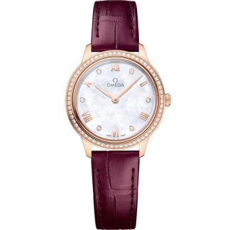 Omega De Ville Prestige 27,5 mm, Sedna™ gold met leren band 434.58.28.60.55.001