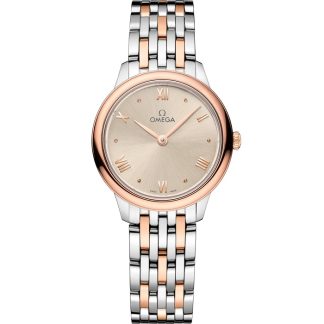 Omega De Ville Prestige 27,5 mm, staal - Sedna™ gold met staal - Sedna™ gold 434.20.28.60.09.001