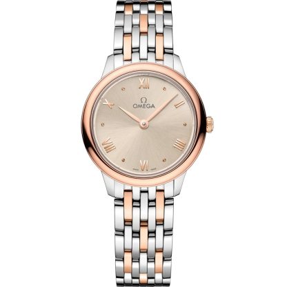 Omega De Ville Prestige 27,5 mm, staal - Sedna™ gold met staal - Sedna™ gold 434.20.28.60.09.001