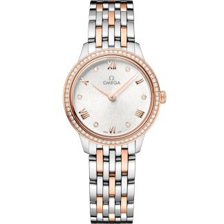 Omega De Ville Prestige 27,5 mm, staal - Sedna™ gold met staal - Sedna™ gold 434.25.28.60.52.001