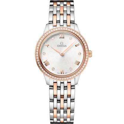 Omega De Ville Prestige 27,5 mm, staal - Sedna™ gold met staal - Sedna™ gold 434.25.28.60.52.001