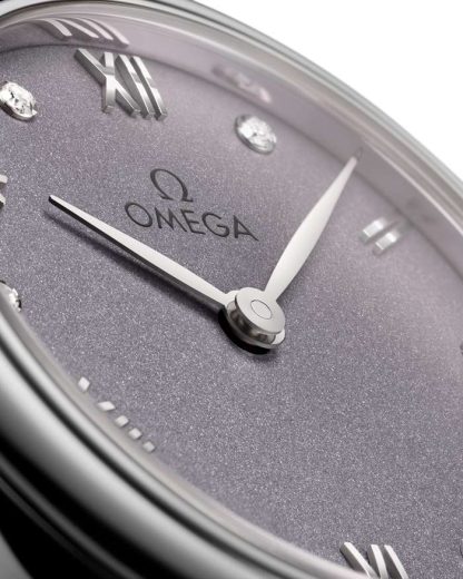 Omega De Ville Prestige 27,5 mm, staal met leren band 434.13.28.60.53.001 - Afbeelding 3