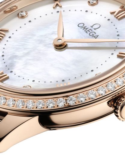 Omega De Ville Prestige 30 mm, Sedna™ gold met leren band 434.58.30.60.55.001 - Afbeelding 3