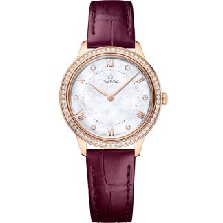 Omega De Ville Prestige 30 mm, Sedna™ gold met leren band 434.58.30.60.55.001