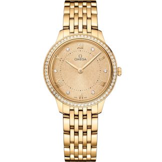 Omega De Ville Prestige 30 mm, geelgoud met geelgoud 434.55.30.60.58.001