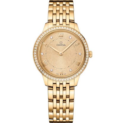 Omega De Ville Prestige 30 mm, geelgoud met geelgoud 434.55.30.60.58.001