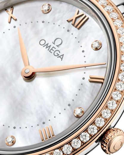 Omega De Ville Prestige 30 mm, staal - Sedna™ gold met staal - Sedna™ gold 434.25.30.60.55.001 - Afbeelding 3