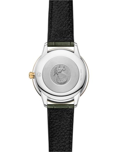 Omega De Ville Prestige 30 mm, staal - geelgoud met leren band 434.23.30.60.52.002 - Afbeelding 2