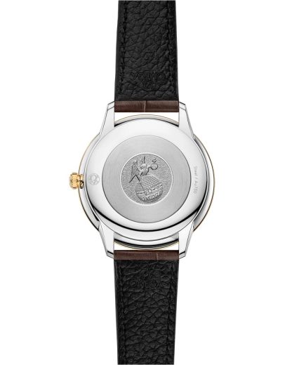 Omega De Ville Prestige 30 mm, staal - geelgoud met leren band 434.23.30.60.58.001 - Afbeelding 2