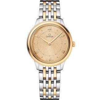 Omega De Ville Prestige 30 mm, staal - geelgoud met staal - geelgoud 434.20.30.60.08.001