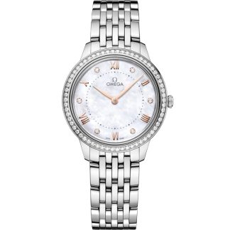 Omega De Ville Prestige 30 mm, staal met staal 434.15.30.60.55.001