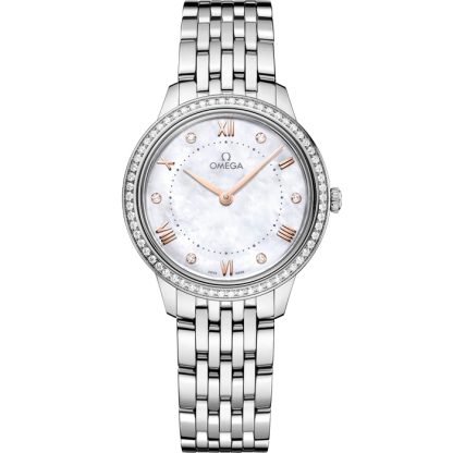 Omega De Ville Prestige 30 mm, staal met staal 434.15.30.60.55.001