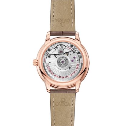 Omega De Ville Prestige 34 mm, Sedna™ gold met leren band 434.53.34.20.55.001 - Afbeelding 2