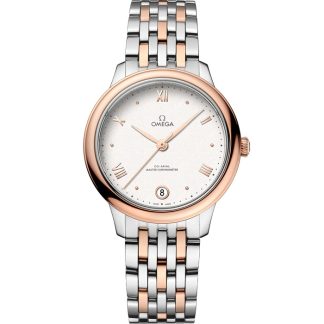 Omega De Ville Prestige 34 mm, staal - Sedna™ gold met staal - Sedna™ gold 434.20.34.20.02.001