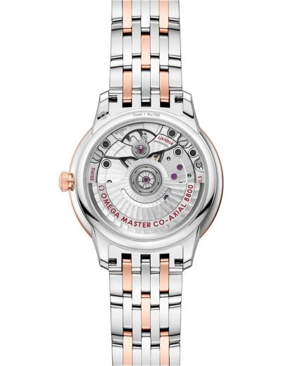 Omega De Ville Prestige 34 mm, staal - Sedna™ gold met staal - Sedna™ gold 434.25.34.20.55.001 - Afbeelding 2