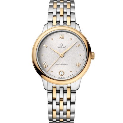 Omega De Ville Prestige 34 mm, staal - geelgoud met staal - geelgoud 434.20.34.20.02.002