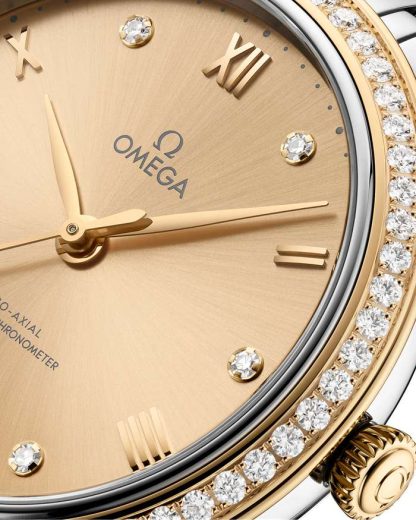 Omega De Ville Prestige 34 mm, staal - geelgoud met staal - geelgoud 434.25.34.20.58.001 - Afbeelding 3