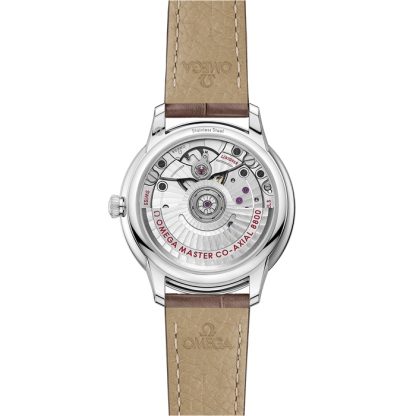 Omega De Ville Prestige 34 mm, staal met leren band 434.13.34.20.52.002 - Afbeelding 2