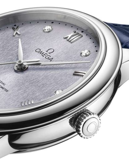 Omega De Ville Prestige 34 mm, staal met leren band 434.13.34.20.53.001 - Afbeelding 3