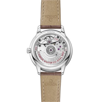 Omega De Ville Prestige 34 mm, staal met leren band 434.13.34.20.55.001 - Afbeelding 2