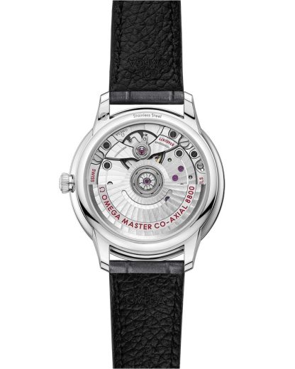 Omega De Ville Prestige 34 mm, staal met leren band 434.13.34.20.57.001 - Afbeelding 2