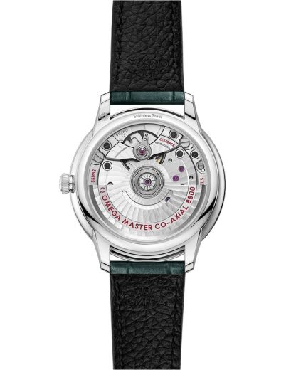Omega De Ville Prestige 34 mm, staal met leren band 434.13.34.20.60.001 - Afbeelding 2